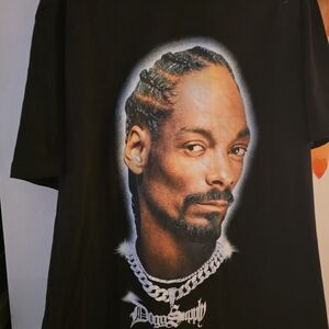 Black Short Sleeve Tee with Photorealistic Graphic